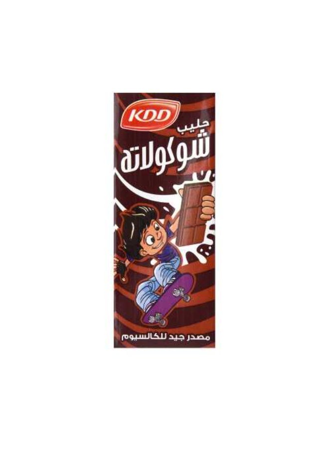 KDD Chocolate Milk - 180ml (Pack of 6) - Premium Quality Liquid Milk with Real Cocoa - Good Source of Calcium - Perfect Size for Kids' School Lunchboxes and Quick Snacks - Image 1